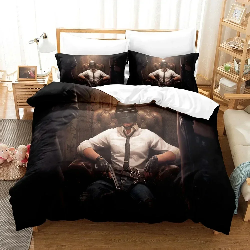 ชุดเครื่องนอนลายเกม PUBG แบบพิ - Linen Duvet Cover บทวิจารณ์และราคา